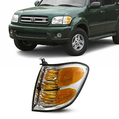 #ad For 2001 03 Toyota Sequoia Limited SR5 Corner Turn Signal Light With Bulb Driver $57.99