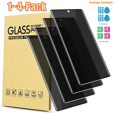#ad Tempered Glass For Samsung Galaxy S21 S20 S22 S23 Ultra 24 Plus Screen Protector $10.49