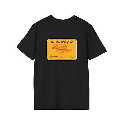 #ad Waikiki Surf Club Vintage Design Unisex Softstyle T Shirt $26.00