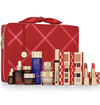 #ad #ad Estee Lauder Blockbuster 12pc Holiday Makeup Gift Set $550 CANDY GLOW amp; GLAM $100.00