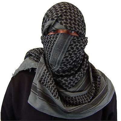 #ad Military Army Shemagh Tactical Desert Keffiyeh Scarf 100% Cotton Scarves Roman $10.99