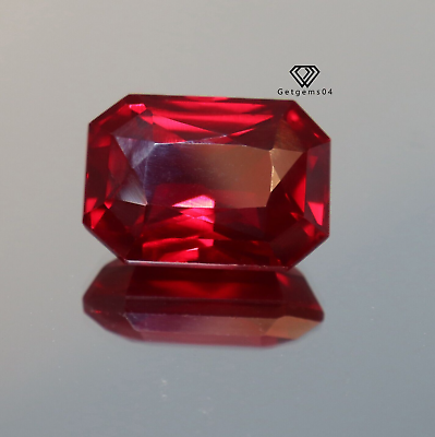 #ad Natural Certified GIE 17.80 CT Red Ruby Emerald Cut VVS Loose Gemstone $37.44