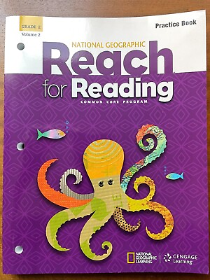 #ad National Geographic Reach for Reading Grade 2 Vol. 2 Practice Book Common Core $9.99