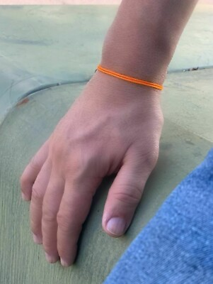 #ad Orange String Adjustable Bracelet Mens Beach Jewelry Waterproof Women Gift $9.99