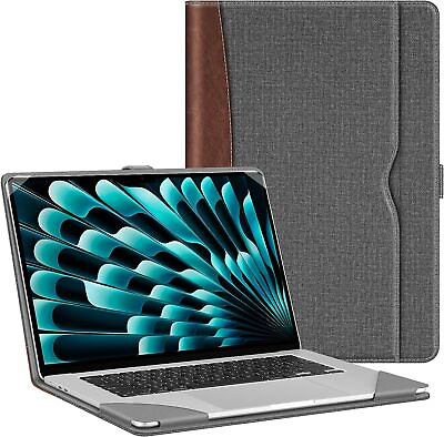 #ad Sleeve Case for MacBook Air 15 Inch A2941 2023 PU Leather Folio Book Cover $19.79