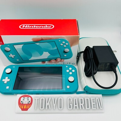 #ad Nintendo Switch Lite 32GB Console Turquoise Box $130.00