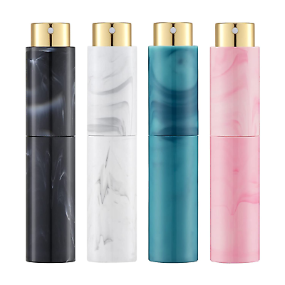 #ad #ad 10ML Perfume Atomizer Travel 4 PCS Refillable Cologne Containers Spray Bottle $23.99