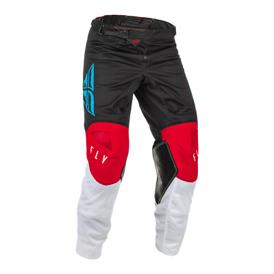 #ad Fly Racing Kinetic Mesh Black Red MX Off Road Pants 2021 Men#x27;s Size 30 and 32 $58.99