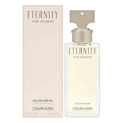#ad Calvin Klein Eternity for Women Eau de Parfum Spray 3.3 oz Brand New in Box $99.99