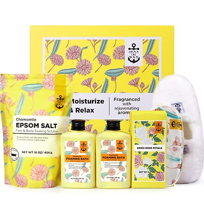 #ad #ad Spa Gifts Baskets for Women Bath Gift Set for Women Relaxing Chamomile Scent... $29.18