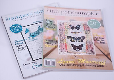 #ad Stampers Sampler The Art of Rubber Stamping Quarterly Magazines Lot of 2 2014 $11.80