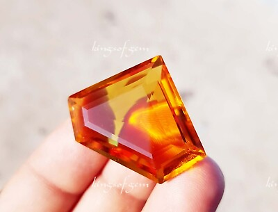 #ad 57 Carat Orange Yellow Madeira Citrine Fancy Cut Loose Gemstone $20.49