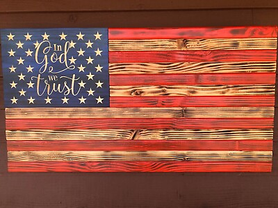 #ad New American Flag Old Glory Primitive Americana Patriotic Gift Military Gift $153.00