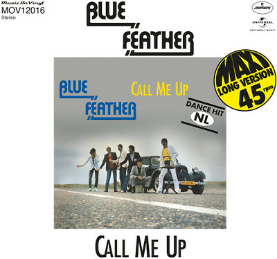 #ad Blue Feather Call Me Up Let#x27;s Funk Tonight New 12quot; Vinyl 10quot; Blue Colore $22.41