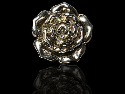 #ad Silver Rose Pendant $550.00