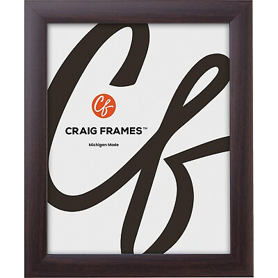 #ad Contemporary 1quot; Walnut Brown Picture Frame Uncommon Sizes 4x9 17x33 $52.99