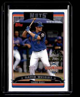 #ad 2006 Topps Buyback 2016 65th Anniversary Gold David Wright New York Mets #9 $9.99