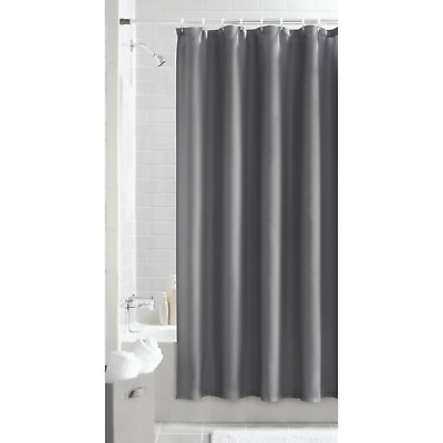 #ad Mainstays Waffle Weave Fabric Shower Curtain 70quot; x 72quot; Gray $19.45