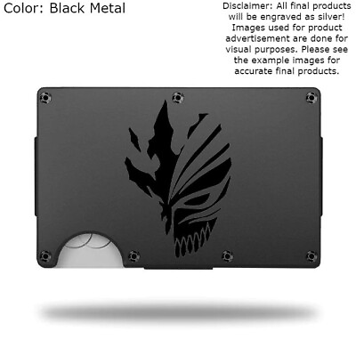 #ad Custom BLEACH ICHIGO Laser Engraved Wallet Pick A Wallet Color $22.00