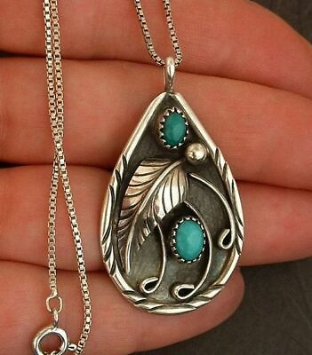 Women 925 Silver Necklace Pendant Vintage Turquoise Wedding Party Jewelry Gifts C $3.11