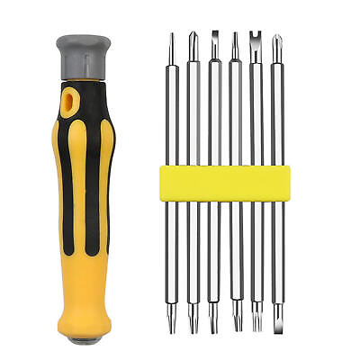 #ad Portable Screwdriver Set 6 In 1 Multi Screwdriver Tool 4 Types Excellent Tool $8.86
