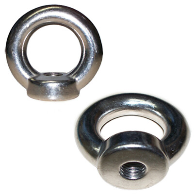 #ad Din 582 Eye Nut Stainless Steel 316 Metric Thread 22 mm 3000 LBS Capacity $22.50
