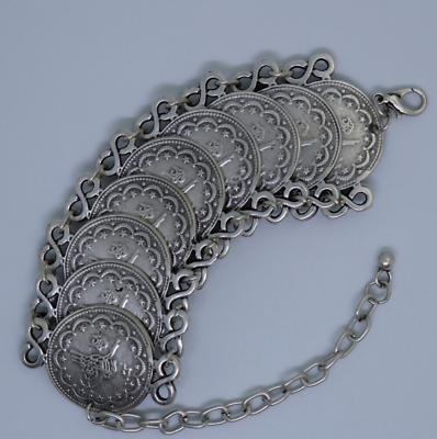 #ad Ottoman Turkish Bracelet Women Bracelet Coin Cuff Bangles Alpaca Bracelet $12.99