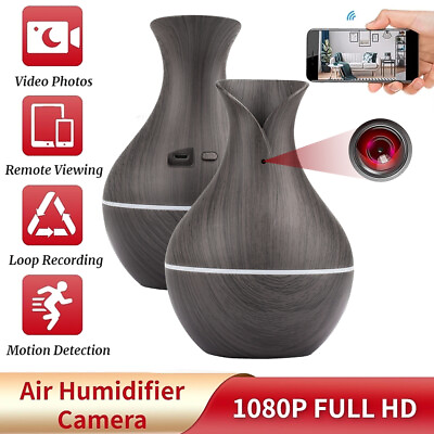 #ad 1080P Wifi Mini Hidden Camera Air Humidifier Design Security Nanny Cam Video US $52.98