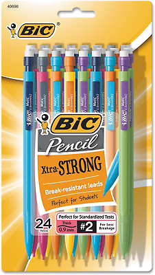 #ad Xtra Strong Thick Lead Mechanical Pencil With Colorful Barrel Thick Point $9.99