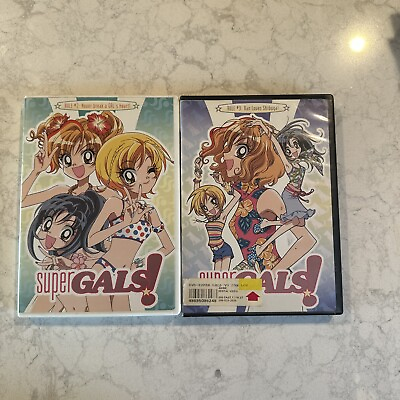 #ad Super Gals Anime DVD Rule #2 and 3 Lot A5 $5.96