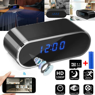 #ad HD 1080P Spy Camera WiFi Hidden Wireless Night Vision Security Nanny Cam Alarm $13.99