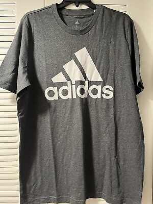#ad Adidas Large T Shirt Charcoal Gray Men’s $12.00
