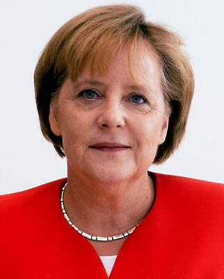 #ad German Chancellor ANGELA MERKEL Portrait Photo 176 L $11.77