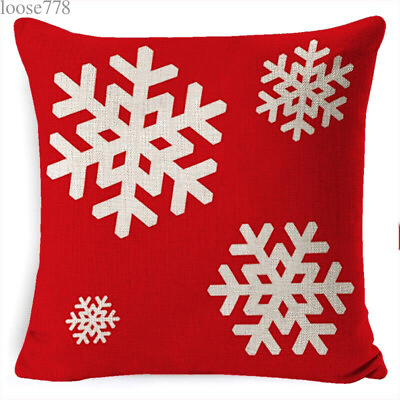 #ad Merry Christmas 2PCS Pillowcase 18x18in Sofa Throw Pillow Cover 23nj718 $27.97