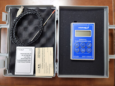 #ad VWR® #89369 140 Traceable® Platinum Ultra Accurate Digital Reference Thermometer $500.00
