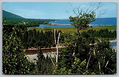 #ad Cape Breton Nova Scotia Canada Indian Brook Scenic Chrome Cancel WOB Postcard $7.99