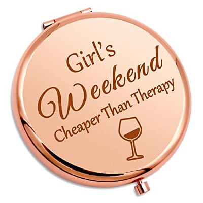 #ad Girls Weekend Gift for Girls Getaway Gift Compact Makeup Mirror Friendship Gi... $16.13