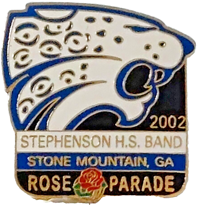 #ad Rose Parade 2002 STEPHENSON HS BAND STONE MOUNTAIN GA 113th TOR Lapel Pin $6.95