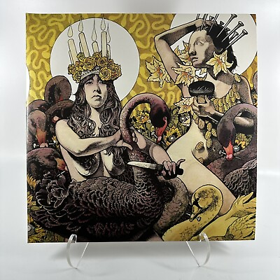 #ad Baroness Yellow amp; Green Vinyl Record Olive Green Color Variant $37.99