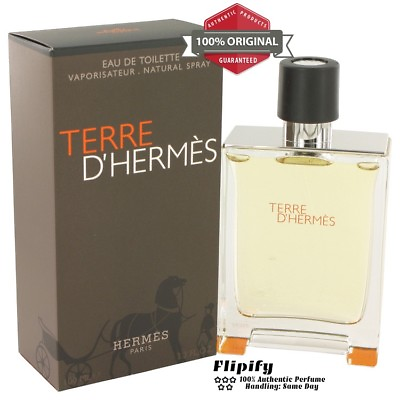 #ad Terre D#x27;Hermes Cologne EDT Spray for Men by Hermes 3.4 oz 1.7 oz 5 oz 6.7 oz $185.15