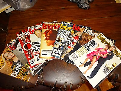 #ad ENTERTAINMENT WEEKLY MAGAZINES 9 FOR 2002 AND 2003 $7.99