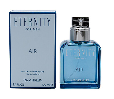 Eternity Air by Calvin Klein 3.4 oz EDT Cologne for Men New In Box $26.13
