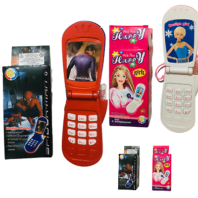 #ad Toy Cell Phone Kids Play Phone with Light Sounds and Educational Gift $14.98