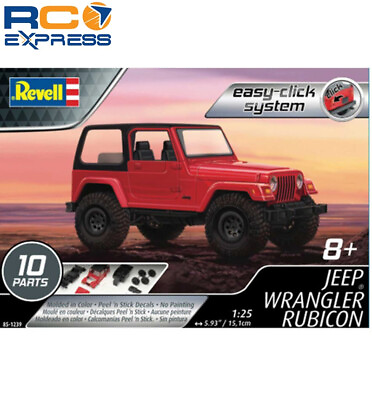 #ad Revell 1 25 Jeep Wrangler Rubicon SnapTiite RMX851239 $33.15