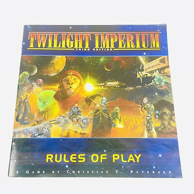 #ad Twilight Imperium 3rd Edition Board Game Fantasy Flight Game in NETRUNNER BOX $35.00