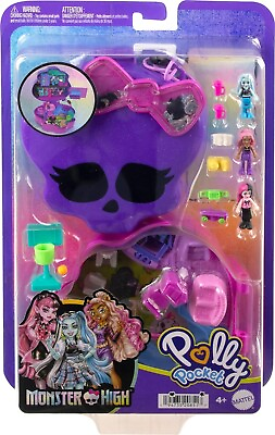 #ad ​Polly Pocket Monster High Playset with 3 Micro Dolls amp; 10 Accessories Clawdeen $24.99