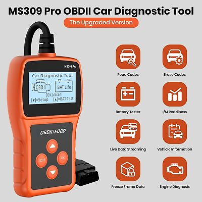 #ad Automotive OBD2 Diagnostic Scanner Car Check Engine Light OBD Code Reader amp;Fault $15.79