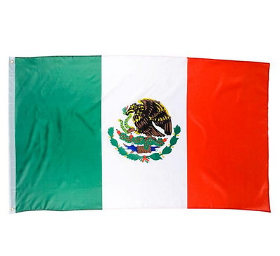 72 3#x27; x 5#x27; FT Mexican Polyester Flag Brass Grommets Gift Bulk Mexico USA Ship $199.00