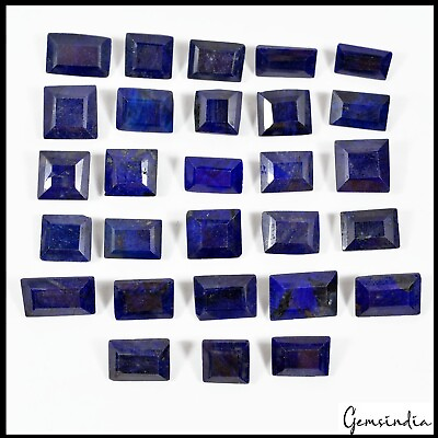#ad 300 Ct Natural Royal Blue Sapphire Mix Cut 11 17mm Loose AAA Gemstone Lot 28 Pc. $18.74