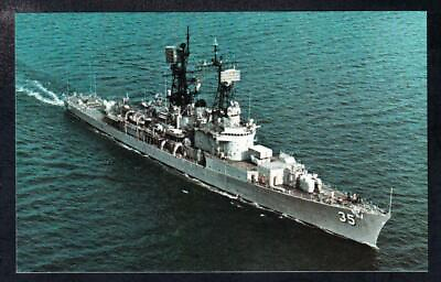 #ad Guided Missile Destroyer USS MITSCHER DDG 35 US Navy Ship Postcard $3.00